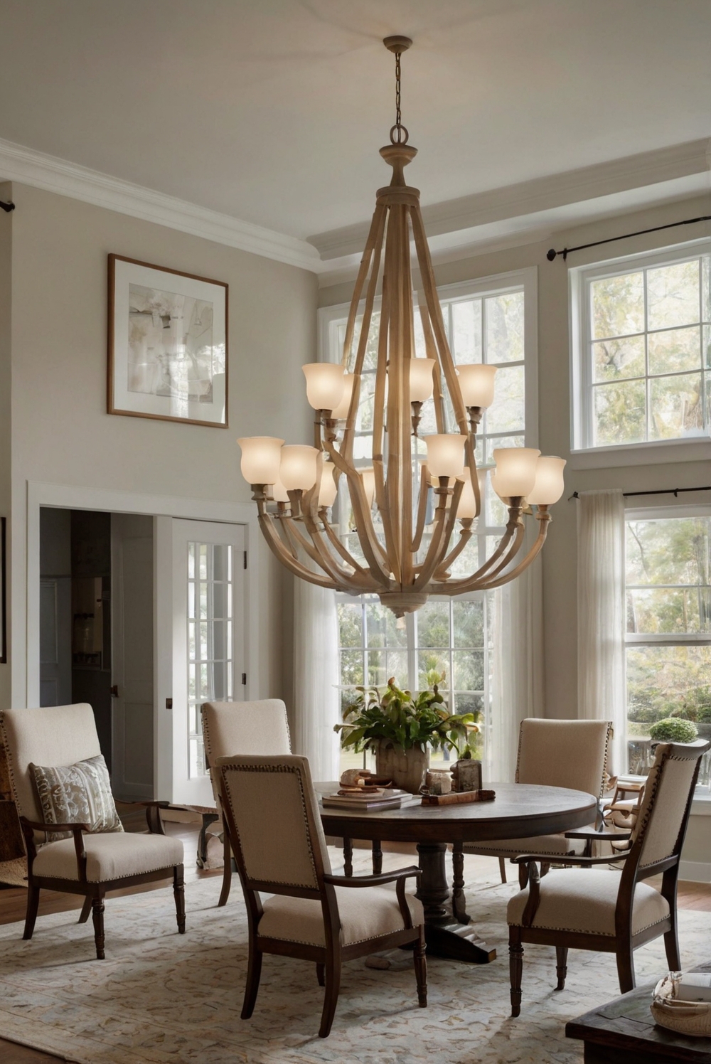 large chandelier, elegant chandelier, chandelier size guide, luxury chandelier, modern chandelier, decorative lighting, chandelier installation