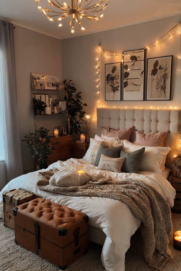 Cozy bedroom decor, Fluffy throw blankets, Fall room updates, Warm bedding essentials, Autumnal bedroom accents