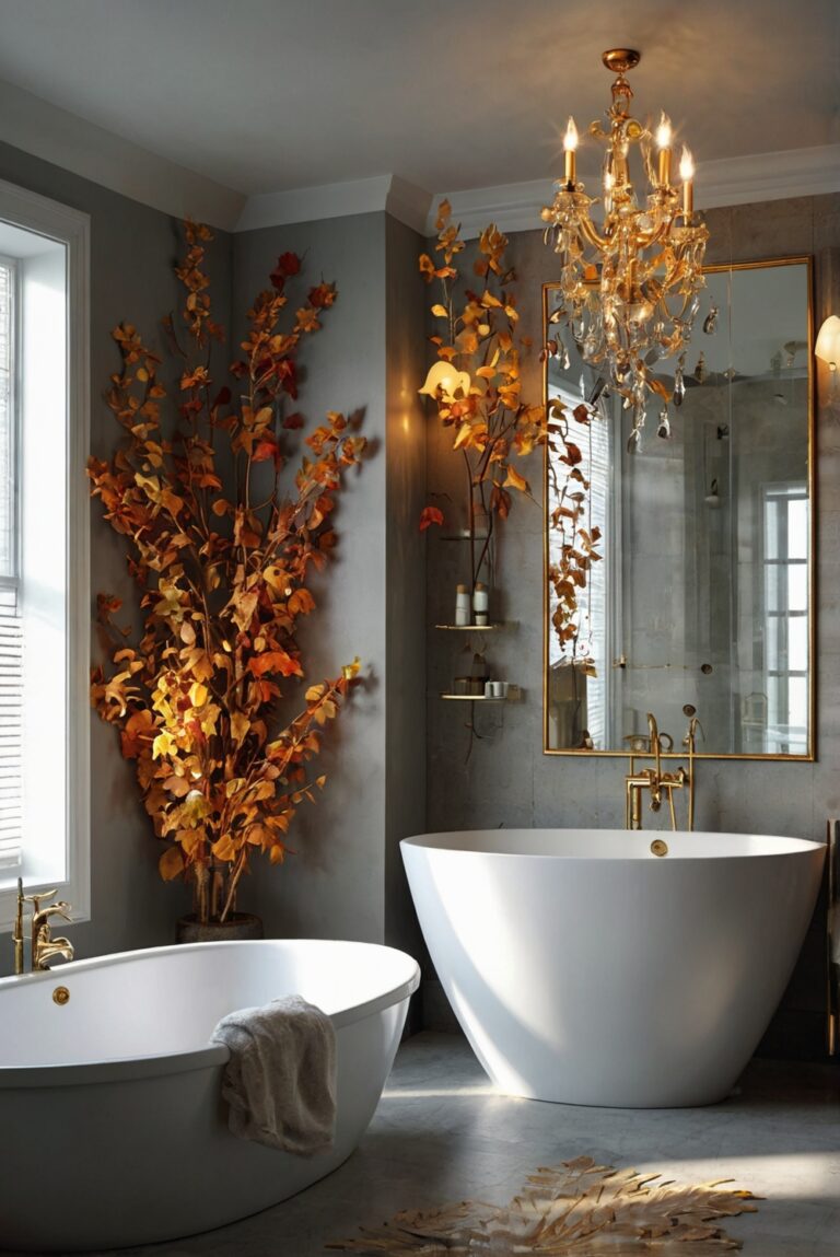 Fall bathroom decor, Bathroom renovation, Home improvement, Bathroom design, Interior decorating