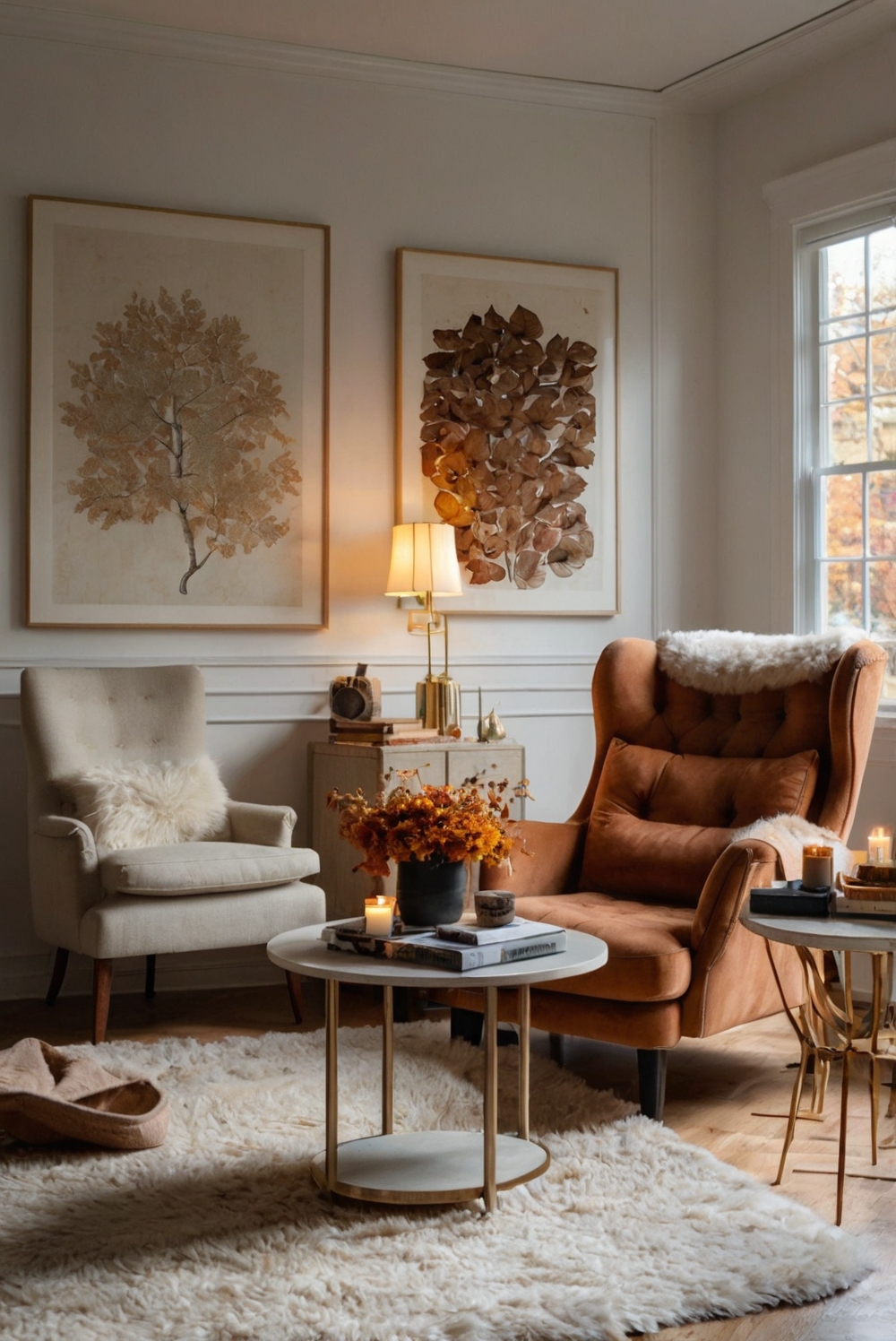 fall room makeover, home renovation, interior design, seasonal decor, autumn decorating