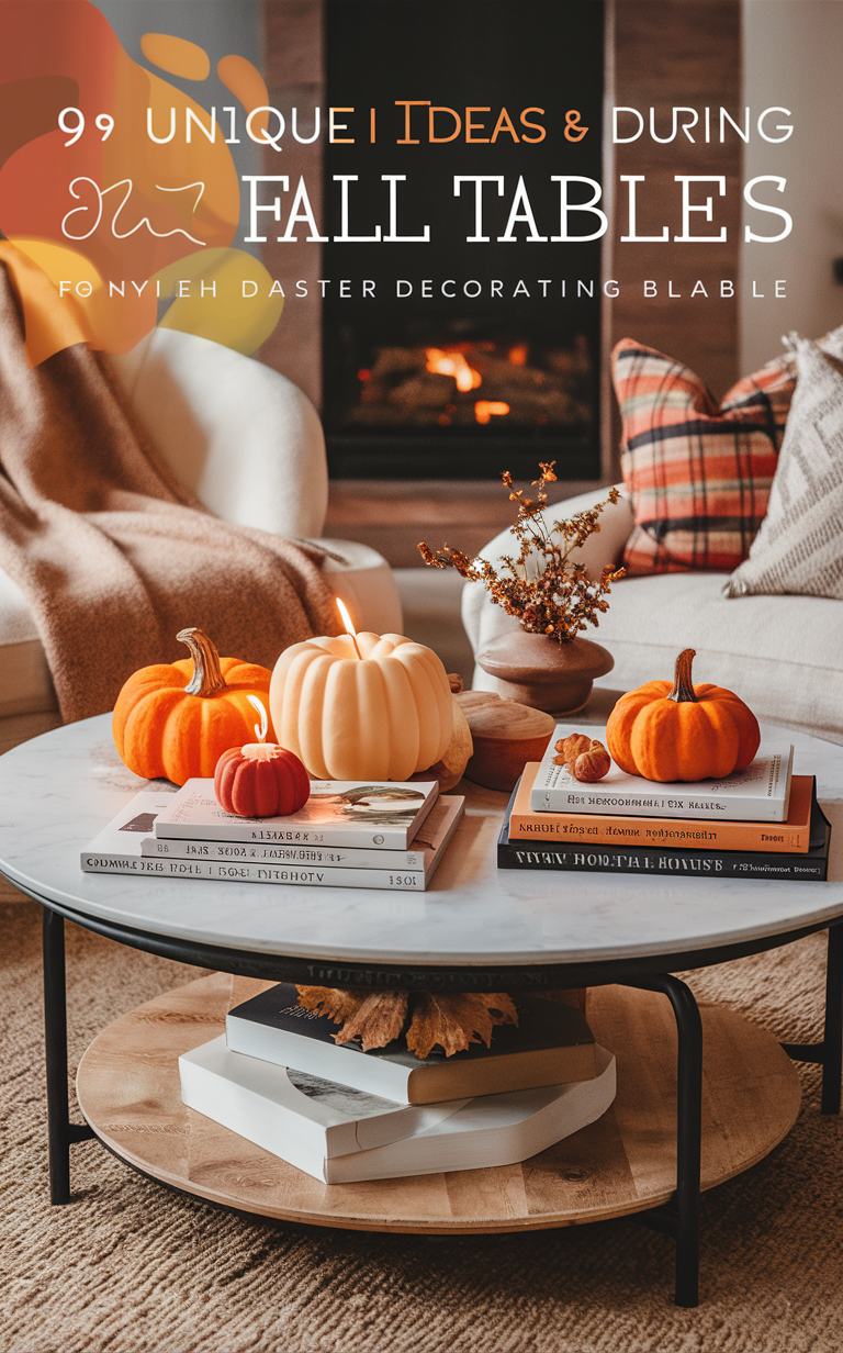 Fall home decor, Stylish living room, Modern interior design, Seasonal tablescapes, Elegant home accessories